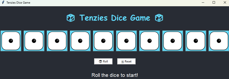 Image of Tenzie Game